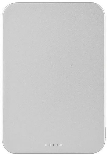 Внешний аккумулятор uBear Slide MagSafe 5000mAh, серебристый