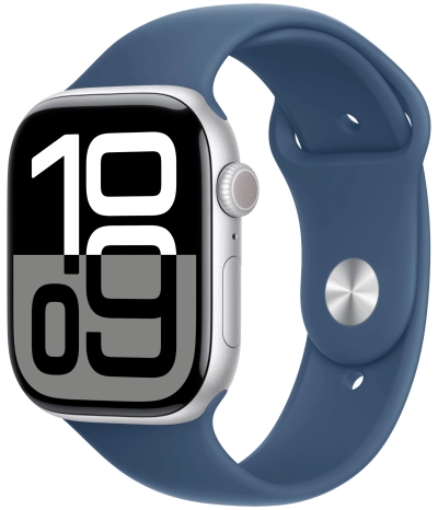 Apple Watch Series 10 42 мм, серебристый, размер S/M
